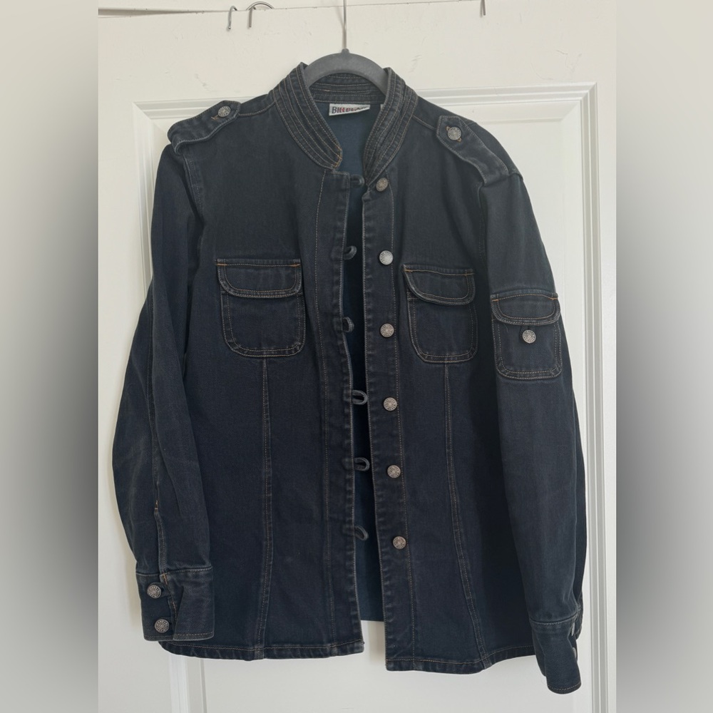 Bill Blass Vintage 90’s  Denim Jacket Size M